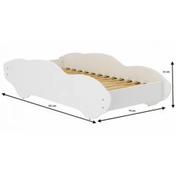 KIDS LITERIE Lit Voiture Auto 7 70 X 140 Gris Auto - Gris Auto -Lit enfant Soldes Boutique 60051988 3