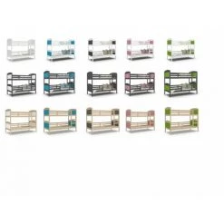 KIDS LITERIE Lit Superposé Mati 90x190 Blanc - Rose Livré Avec Sommiers - Blanc - Rose -Lit enfant Soldes Boutique 60052004 4