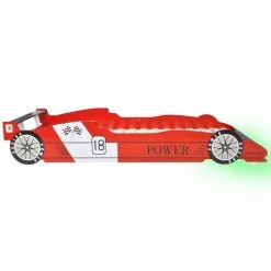 FIMEI Lit Voiture De Course Pour Enfants Avec LED 90 X 200 Cm Rouge -Lit enfant Soldes Boutique 60100090 5