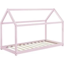 Lit Enfant Design Maison Netstal 200 X 90 Cm Rose [en.casa] -Lit enfant Soldes Boutique 60469361 4