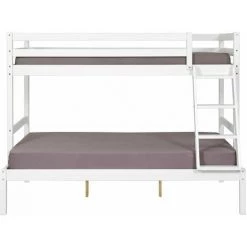 AKITEN RETAIL Lit Superpose Julian Blanc 140x190 Cm - Blanc -Lit enfant Soldes Boutique 60613756 5