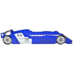 SUPERMARKET Lit Voiture De Course Pour Enfants 90x200 Cm Bleu SUHB-244465 -Lit enfant Soldes Boutique 61303877 3