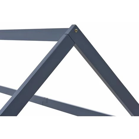 SUPERMARKET Cadre De Lit D'Enfant Bois De Pin Massif 70x140 Cm Gris SUHB-283352 5 SUPERMARKET Cadre De Lit D'Enfant Bois De Pin Massif 70x140 Cm Gris SUHB-283352 – Image 5