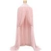 Enfant Dôme Moustiquaire Tente Lit Baldaquin Moustiquaire Linge De Lit Avec Dentelle Rond Bébé Garçon Fille Rose LangRay