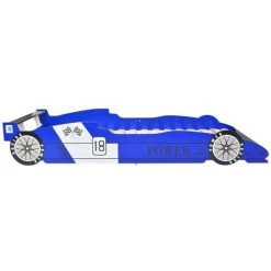VidaXL Lit Voiture De Course Pour Enfants 90x200 Cm Bleu - Bleu -Lit enfant Soldes Boutique 6405189 3