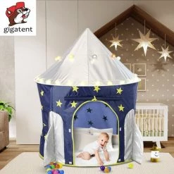 DONTODENT Enfants Jouet Tente De Jeu Château Princesse Château Enfants Pop Up Piscine à Balles Pour Bébé Jouer TentePour Garçons Fille Maison Jardin Jouet 'Intérieur Ou à L'Extèrieur