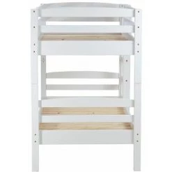 NO-NAME Lit Superposé 90x190cm Pin Massif Blanc FLAINE - Blanc -Lit enfant Soldes Boutique 64160198 3