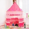 BF Tente Rose Pour Enfants Tente De Château Pour Enfants Tente De Jeu Portable Pop Up Avec Sac De Transport Filles Garçons Intérieur Extérieur