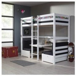 BEFARA LIT SUPERPOSE AVEC BUREAU ZEUS 7 BEFARA LIT SUPERPOSE AVEC BUREAU ZEUS -Lit enfant Soldes Boutique 64373778 3