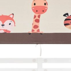 GROSMONDE 90x190 Cm Lit D'enfant Avec Protection Anti-chute Et Toile De Tente, Sommier à Lattes Et Toit - Blanc ; -Lit enfant Soldes Boutique 64689228 5