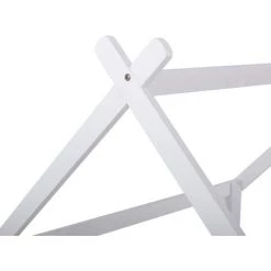 Lit Enfant, Lit Cabane, Lit Simple, 90*200 Cm, Avec Toit,blanc，Convertible,pin Massif Avec Sommier à Lattes,LBF -Lit enfant Soldes Boutique 64710886 3