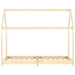 PESCE Cadre De Lit D'enfant Bois De Pin Massif 90 X 200 Cm -Lit enfant Soldes Boutique 64872014 3