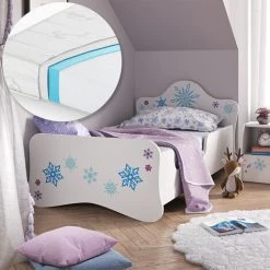 Lit D'enfant „flocon De Neige" 160x80cm Blanc VitaliSpa 8 Lit D'enfant „flocon De Neige" 160x80cm Blanc VitaliSpa -Lit enfant Soldes Boutique 65855104 4