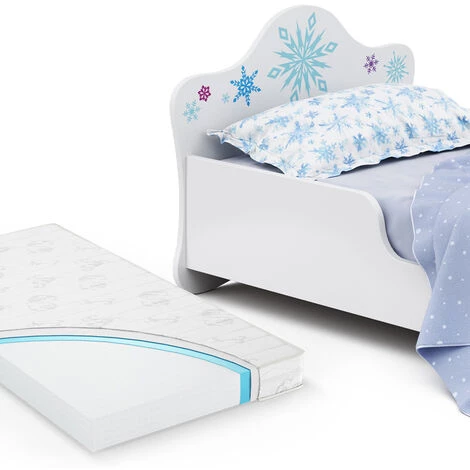 Lit D'enfant „flocon De Neige" 160x80cm Blanc VitaliSpa 5 Lit D'enfant „flocon De Neige" 160x80cm Blanc VitaliSpa – Image 5