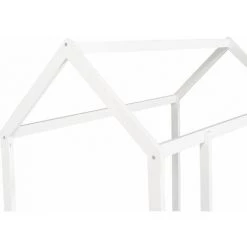 FVO Lit Enfant， Lit Cabane En Bois，lit Au Sol Cadre De ，lit 80x160 ，lit Cabane En Bois Massif ，lit Enfant Cabane Dans L'arbre， Lit Cabane En Bois Lit Ludique Bois ， Lit De Jeu En Bois(blanc) -Lit enfant Soldes Boutique 65884667 3