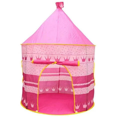 TANCYCO Tente De Jeu Pour Enfants Tente De Jeu De Château De Style Yourte Portable Tente Pour Enfants Playhouse Intérieur Extérieur Maison De Jeux Pour Enfants Pour Garçons Filles (Rose) 1 TANCYCO Tente De Jeu Pour Enfants Tente De Jeu De Château De Style Yourte Portable Tente Pour Enfants Playhouse Intérieur Extérieur Maison De Jeux Pour Enfants Pour Garçons Filles (Rose)