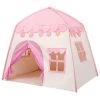 TANCYCO Tente De Jeu Pour Enfants Château De Princesse Tente De Jeu En Tissu Oxford Grande Maison De Fée Avec Sac De Transport Pour Garçons Et Filles Intérieur Extérieur (rose A)