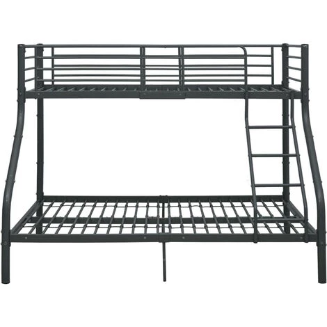 LES TENDANCES Lit Superposé Métal Laqué Noir Jazz 90 Et 140 Cm 2 LES TENDANCES Lit Superposé Métal Laqué Noir Jazz 90 Et 140 Cm – Image 2