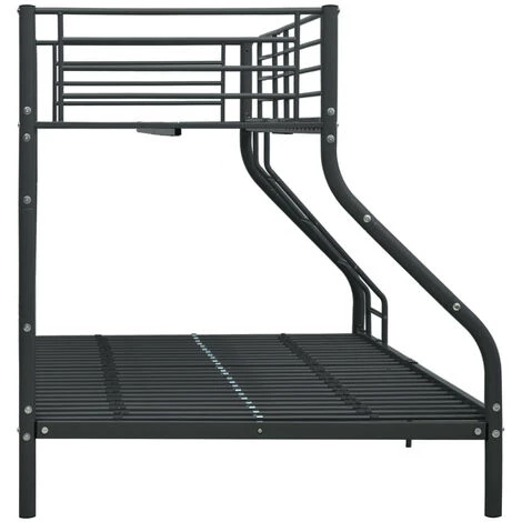 LES TENDANCES Lit Superposé Métal Laqué Noir Jazz 90 Et 140 Cm 3 LES TENDANCES Lit Superposé Métal Laqué Noir Jazz 90 Et 140 Cm – Image 3