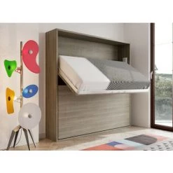 LES TENDANCES Lit Escamotable Superposé 90x190 Cm Sophia - Matelas Sans Matelas - Façade Chromé - Structure Anthracite 7 LES TENDANCES Lit Escamotable Superposé 90x190 Cm Sophia - Matelas Sans Matelas - Façade Chromé - Structure Anthracite -Lit enfant Soldes Boutique 66900600 3