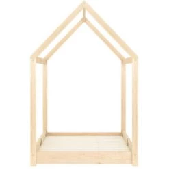 LES TENDANCES Lit D'enfant Cabane Bois De Pin Massif 70x140 Cm -Lit enfant Soldes Boutique 66905053 4