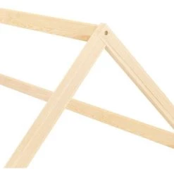 LES TENDANCES Lit D'enfant Cabane Bois De Pin Massif 70x140 Cm -Lit enfant Soldes Boutique 66905053 5