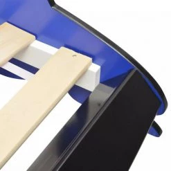 LES TENDANCES Lit Voiture De Course Pour Enfants 90 X 200 Cm Bleu -Lit enfant Soldes Boutique 66905607 5