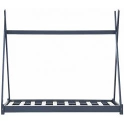 LangRay Meubles Cadre De Lit D'enfant Gris Bois De Pin Massif 80x160 Cm 7 LangRay Meubles Cadre De Lit D'enfant Gris Bois De Pin Massif 80x160 Cm -Lit enfant Soldes Boutique 68149907 3